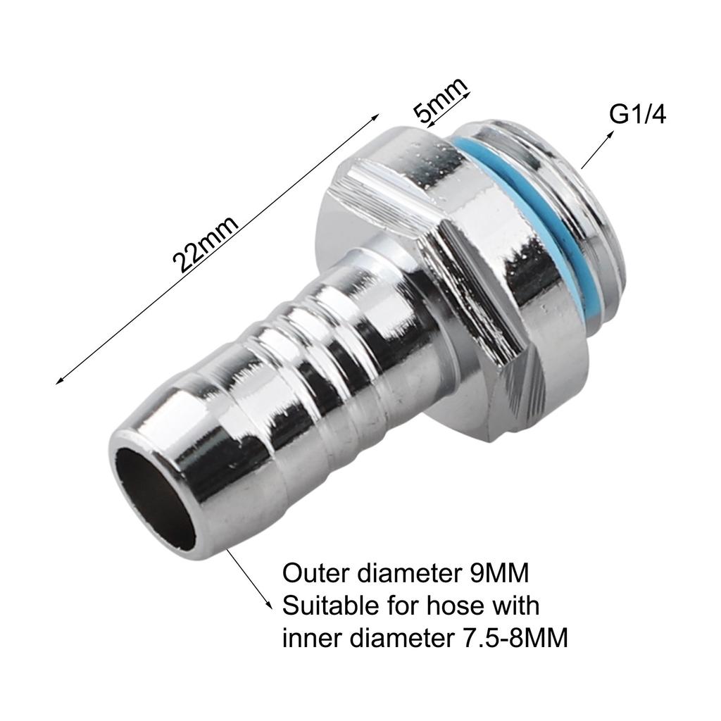 Hose Pagoda 4/6/7.2/9/11/14mm Brass Fitting G1/4 Thread