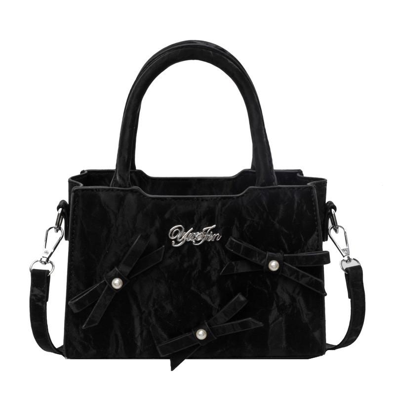 Ielgy Simple Ladies Fashion One-Shoulder Messenger Portable Small Square Bag