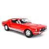 AJH1 Maisto 1:18 1967 Ford Mustang GTA Fastback Sports Car Static Simulation Die Cast Vehicles Collectible Model Car Toys