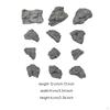 12 Pieces Foam Rocks Lightweight Fake Realistic Faux Stone for Landscapers, Decorators,