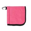Microfiber Golf Ball Cleaning Towel Double-Layer Square Golf Club Cleaner with Carabiner Hook Water Absorption Golf Wipe Cloth