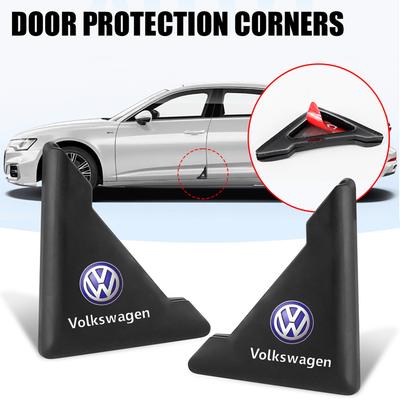 2/4Pcs For VW Golf Polo Jetta Tiguan Touran Passat Beetle GTI Car Door Corner Cover Bumper Anti-Scratch Badge Sticker Gbhl80