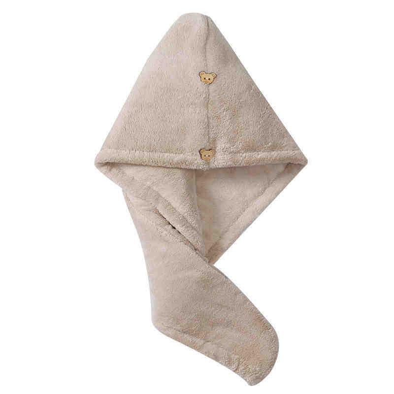 Double Layer Quick-Dry Hair Towel Cap for Adults & Kids - Super Absorbent