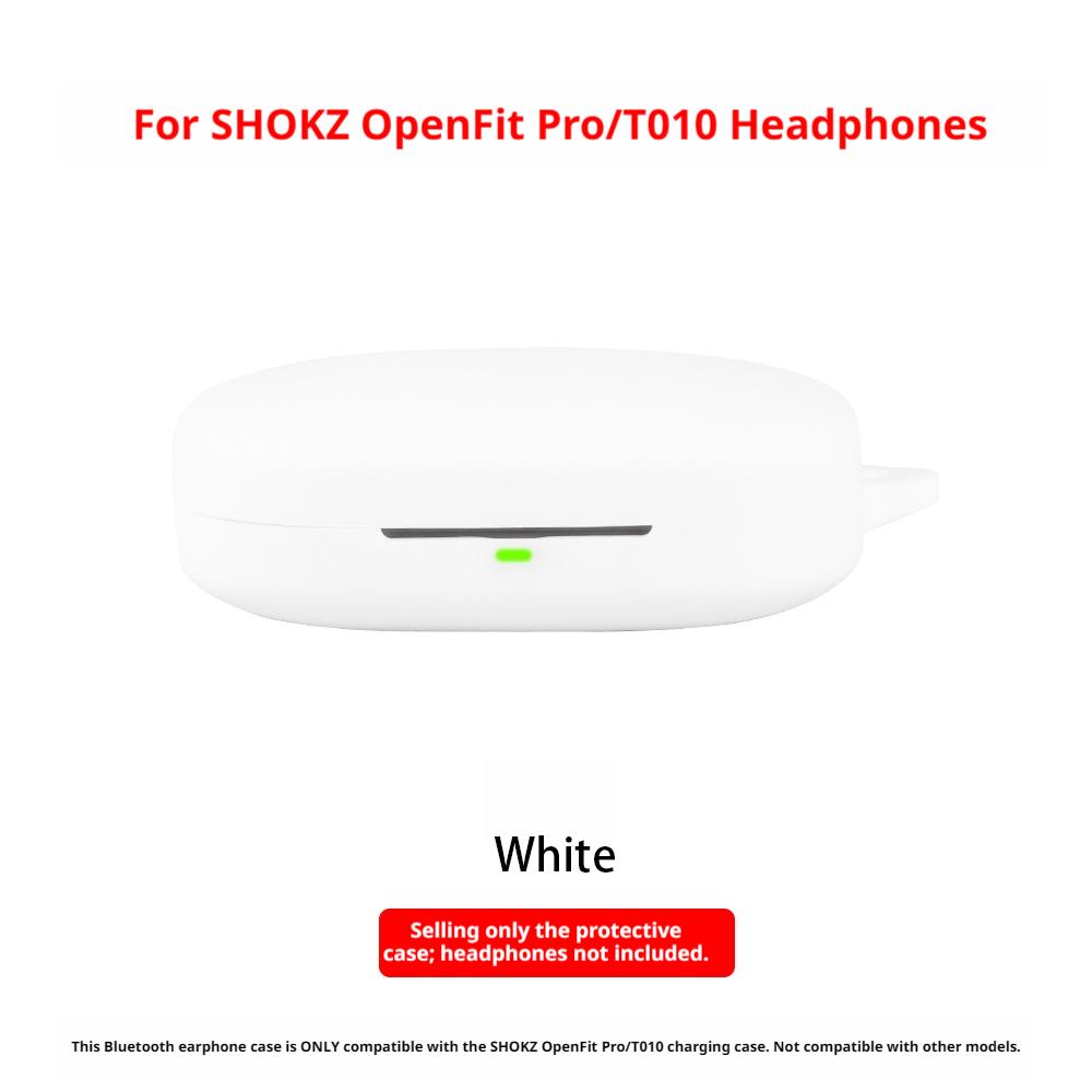 Weiche Silikon Schutzhülle für Shokz Openfit Pro T010 Kratzfest Stoßfest Vollabdeckung Ladecase Schutz Hülle Elektronik