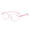 New Kids' Anti-Blue Light Silicone Eyeglass Frames, Versatile for Students, In Stock