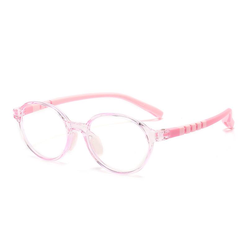 New Kids' Anti-Blue Light Silicone Eyeglass Frames, Versatile for Students, In Stock