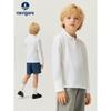 Navigare Italian Small Sailboat Kidsren's Polo Shirt 2026 Spring New Style Long-Sleeved High-Elastic Top for Boys and Girls