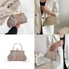 Stylish Urban Chic Woven Handbag 2023 Trendy Soft Woolen Mini Bag For Women