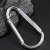 Miflame D-Shaped Flattened Spring Carabiner Set