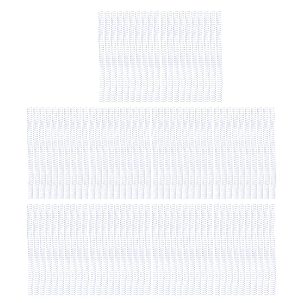 100Pcs Single   Wire Binding Spines 48 Teeth 4-1 Pitch 14.3mm 115 Sheet Capacity Spiral Binding Coil