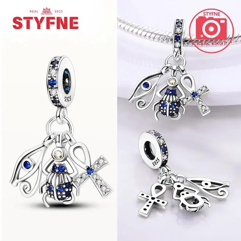 Real Copperour Lady Charm Bead The Virgin Mary Dangle Fitoriginal Bracelet Fine Jewelry Diy Gift For Women