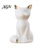 White Ceramic Figurine Nordic Minimalist Ornaments, Abstract Bear/Cat/Elephant/Cactus Sculpture Tabletop Decor for Elegant Table Centerpieces