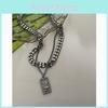 Hip Hop Style Titanium Steel Pendant Necklace Featuring Cartoon Queen For Everyday Wear