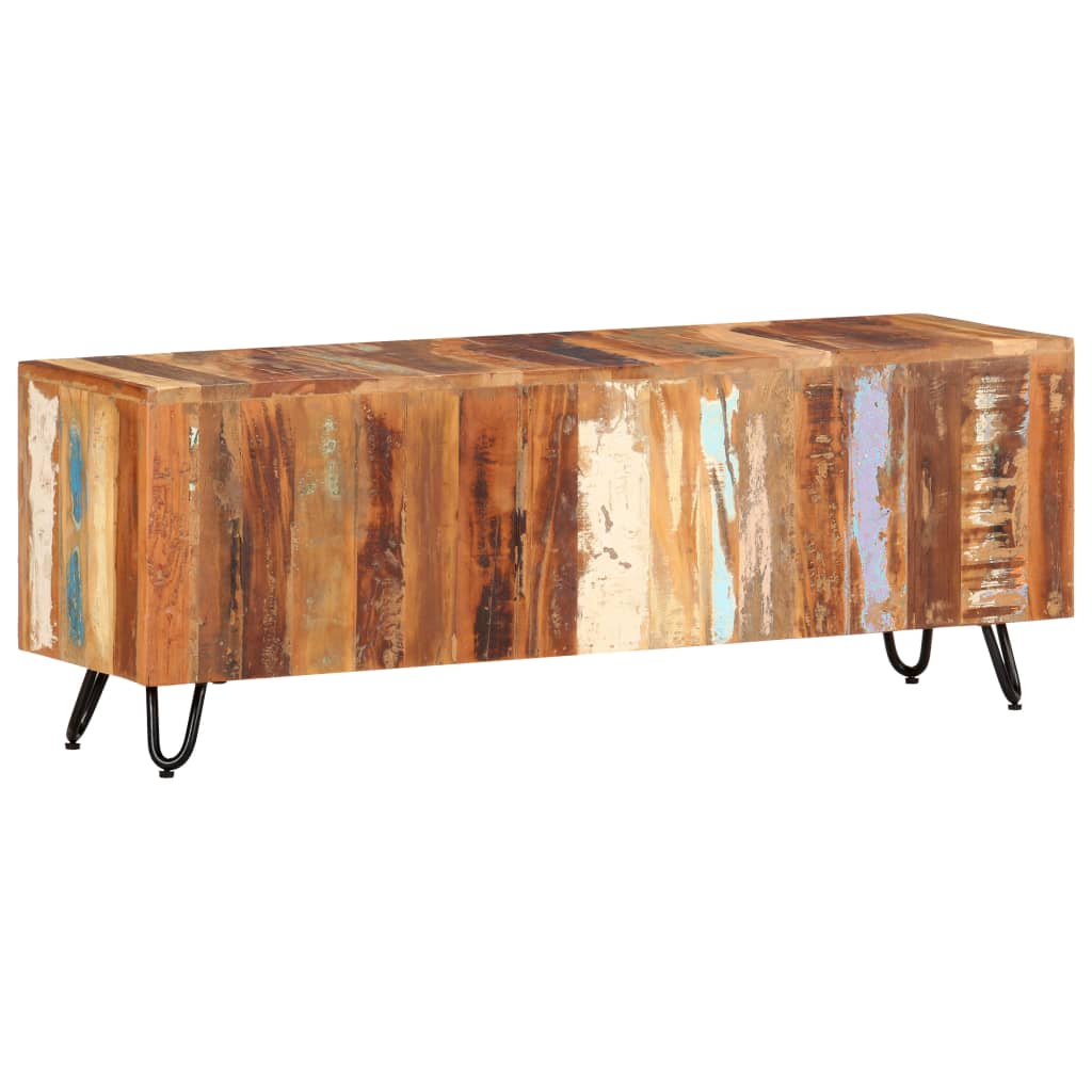 Vidaxl Szafka Pod Telewizor, 110X30X40 Cm, Lite Drewno Odzyskane