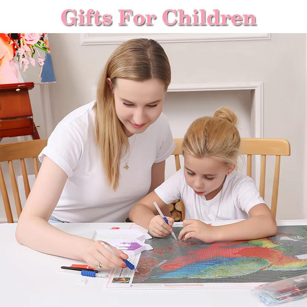 Foto benutzerdefinierte Diamant-Stickerei voller runder Kristall Diamant Malerei Kreuzstich Diamant Mosaik Kits Geburtstagsgeschenk