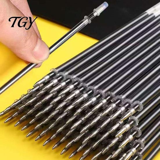 Konische Spitze Tintenpatronen 50 Stück 0,5 mm Gel-Stift Nachfüllpatronen, Nadel und Universell Ersatz Glattes Schreiben Pigmentbasiert für Büro Schule Täglich