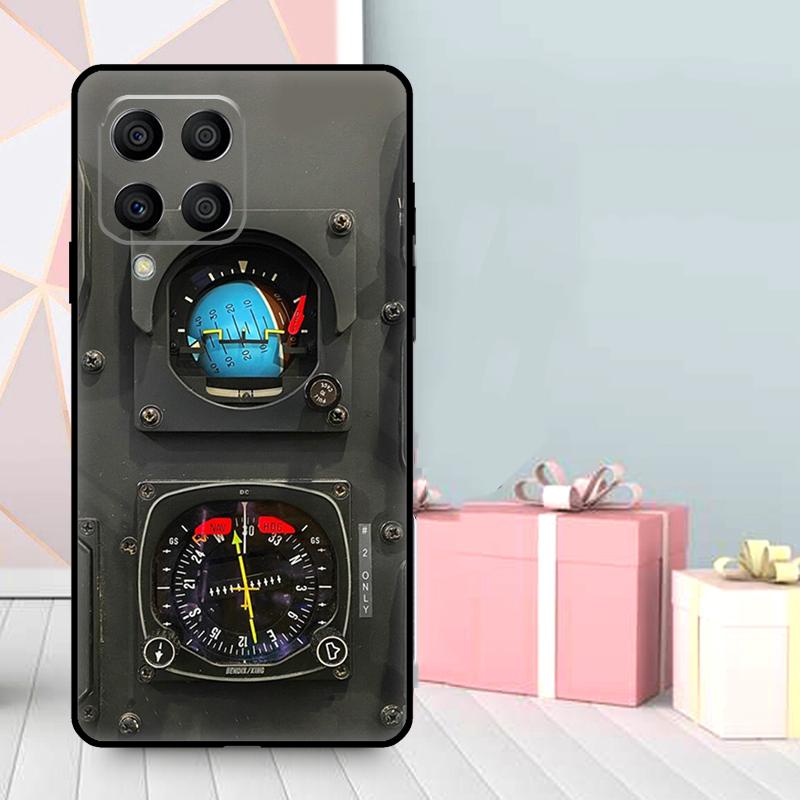 Aviation Aeroplane Pilot Cockpit Case For Samsung Galaxy M35 M56 M12 M06 M32 M52 M55 M15 M11 M13 M14 M16 M36 M31 M53 M34 M54