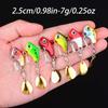 6Pcs Rotating Metal VIB Vibration Bait, Spinner Spoon Fishing Lures Jigs, Trout Winter Fishing Hard Baits Tackle Pesca Lure Set