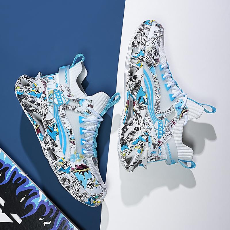 Fashion Shoes Men Sneakers Male Casual Mens Shoes Tenis Luxury Shoes Trainer Race Breathable Shoes Fashion Loafers Running Shoes for Men