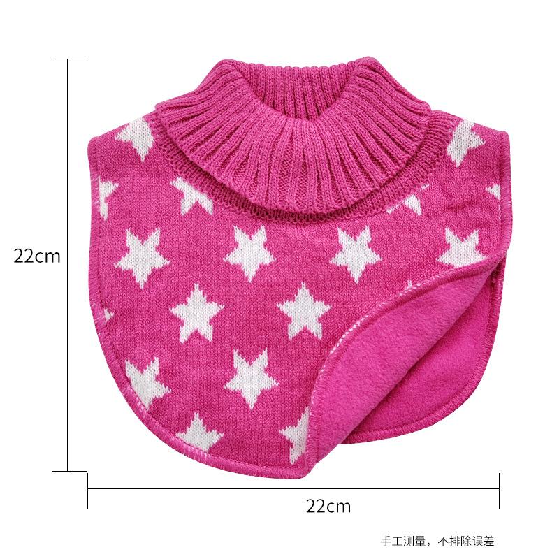 

Детский вязаный шарф с искусственным воротником для мальчиков и девочек, бархатный жилет, шарф-пуловер, чехол для шеи