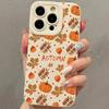 Autumn Maple Leaves Pumpkin Phone Case for Xiaomi Redmi Note 14 13 12 11 Pro Plus 4G 5G 12S 11S 10S 10 9 9S 8 10C 10A Cover