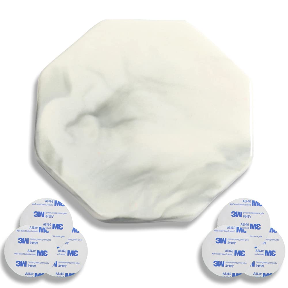 Sealing Wax Stamp Pad Marble Sealing Stamp Ceramic Stamp Insulated 3M Professional Sealing Wax DIY Handmade Melting Confession (90mm Diameter), Seal,