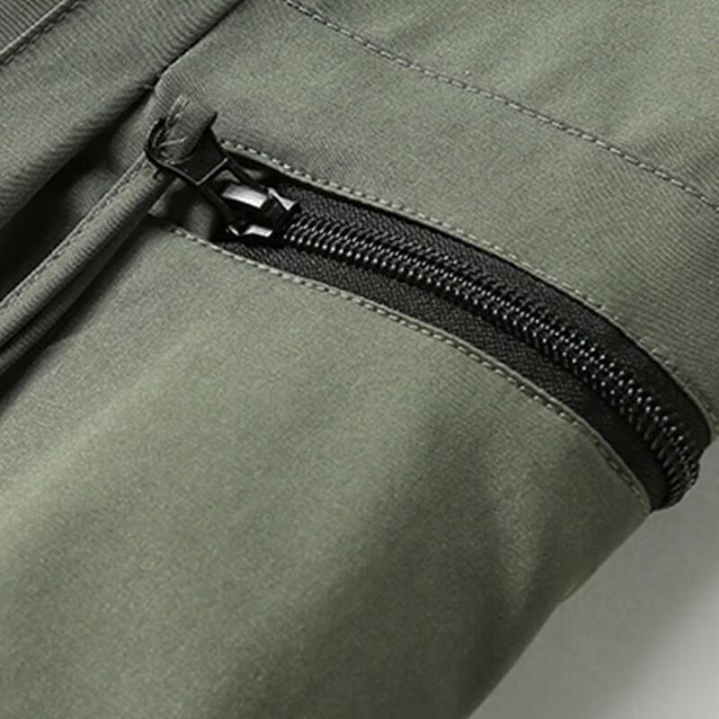 Mao Ren Men's Outdoor Casual Straight-Leg Cargo Pants