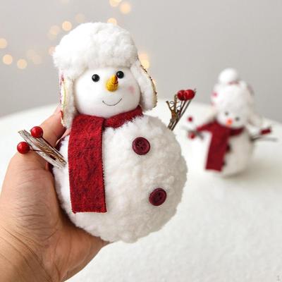 Christmas Snowman Decoration Ornament Statue Holiday Winter Indoor Xmas Centerpieces Snowmen