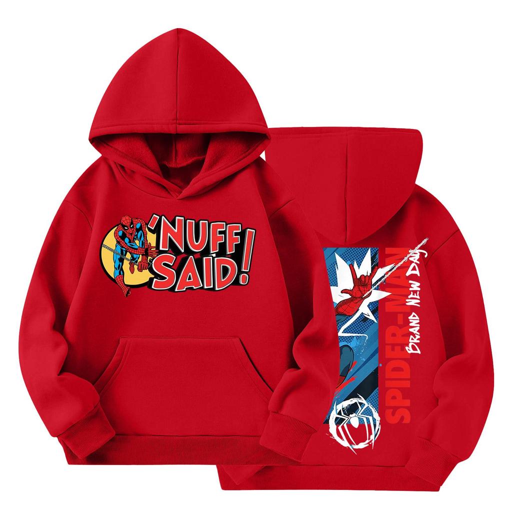 Kids' Long Sleeve Loose Fit Pullover Hoodie with and Print