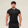 Ny Amerikansk Løbe Sports T-shirt med Kort Ærme, Hurtigttørrende - Elastisk, Åndbar og Afslappet Træningstøj