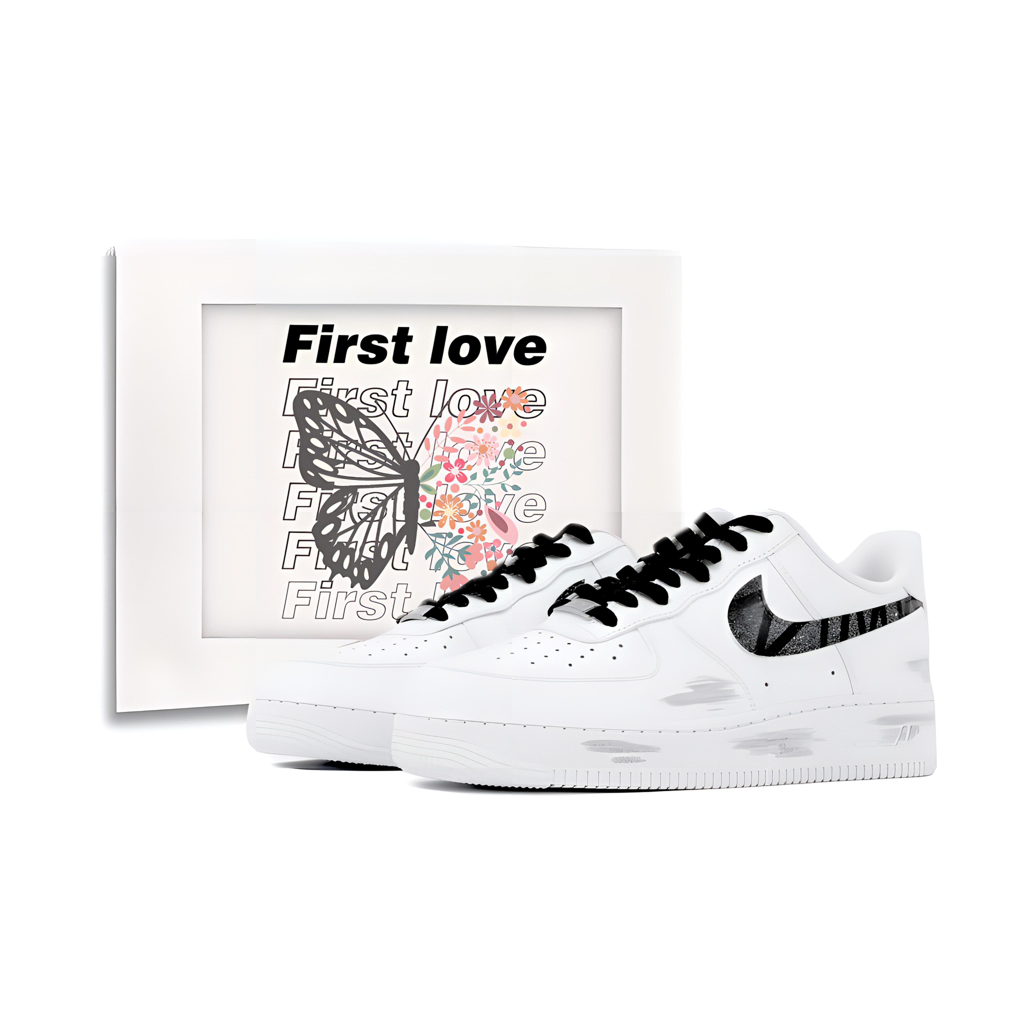 

Nike Air Force 1 Skateboard Shoes Unisex Low Top White, Black CW2288-111(Team384- S) 38
