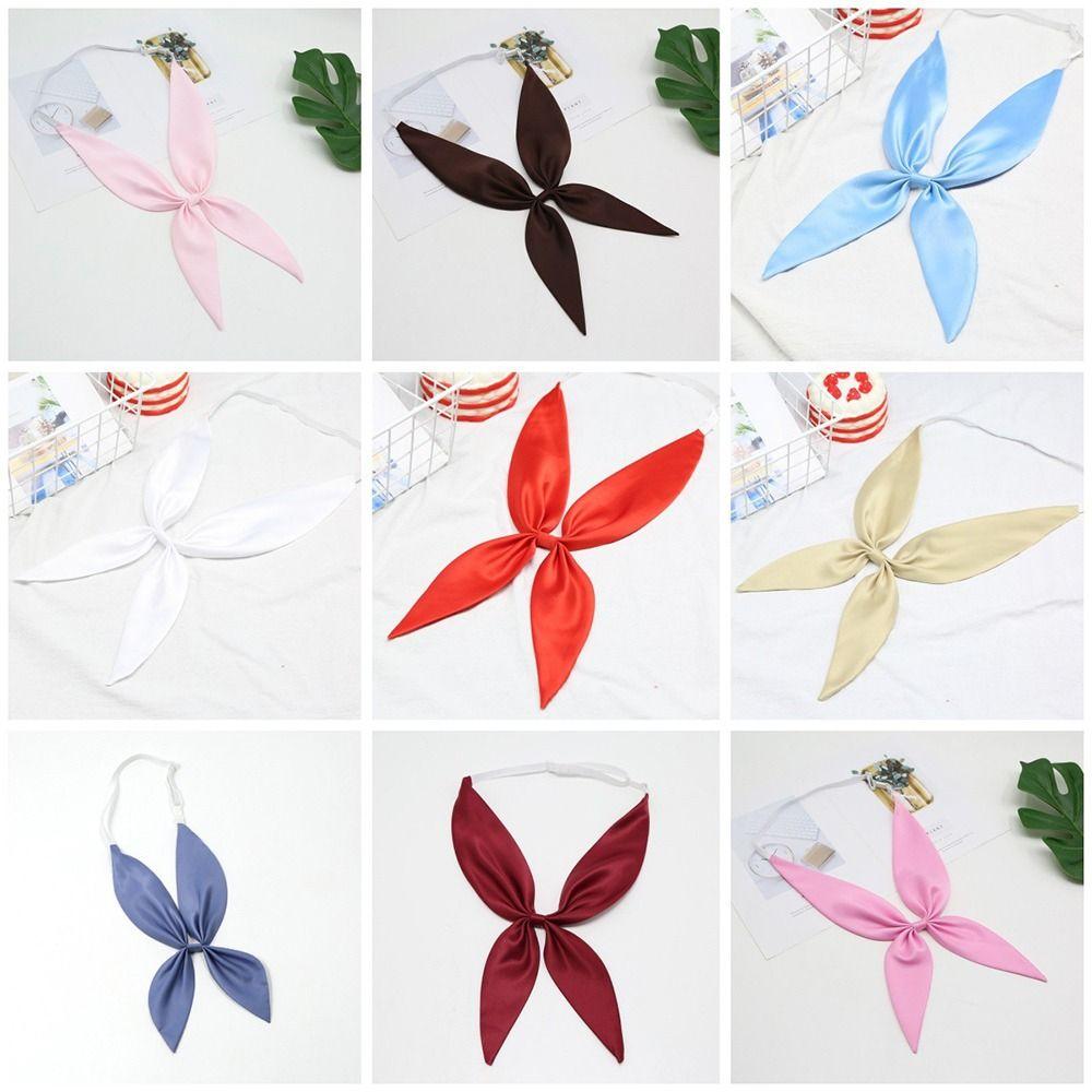 Adjustable Elastic Bow Tie Classic Style JK Bow Ties Creative Bowknot Tie Student Uniform