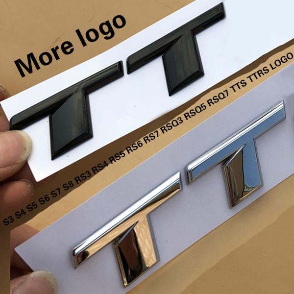 

Наклейка с буквенным номером и эмблемой для S3 S4 S5 S6 S7 S8 RS3 RS4 RS5 RS6 RS7 RSQ3 RSQ5 RSQ7 TTS TTRS, Стайлинг автомобиля, наклейка на багажник