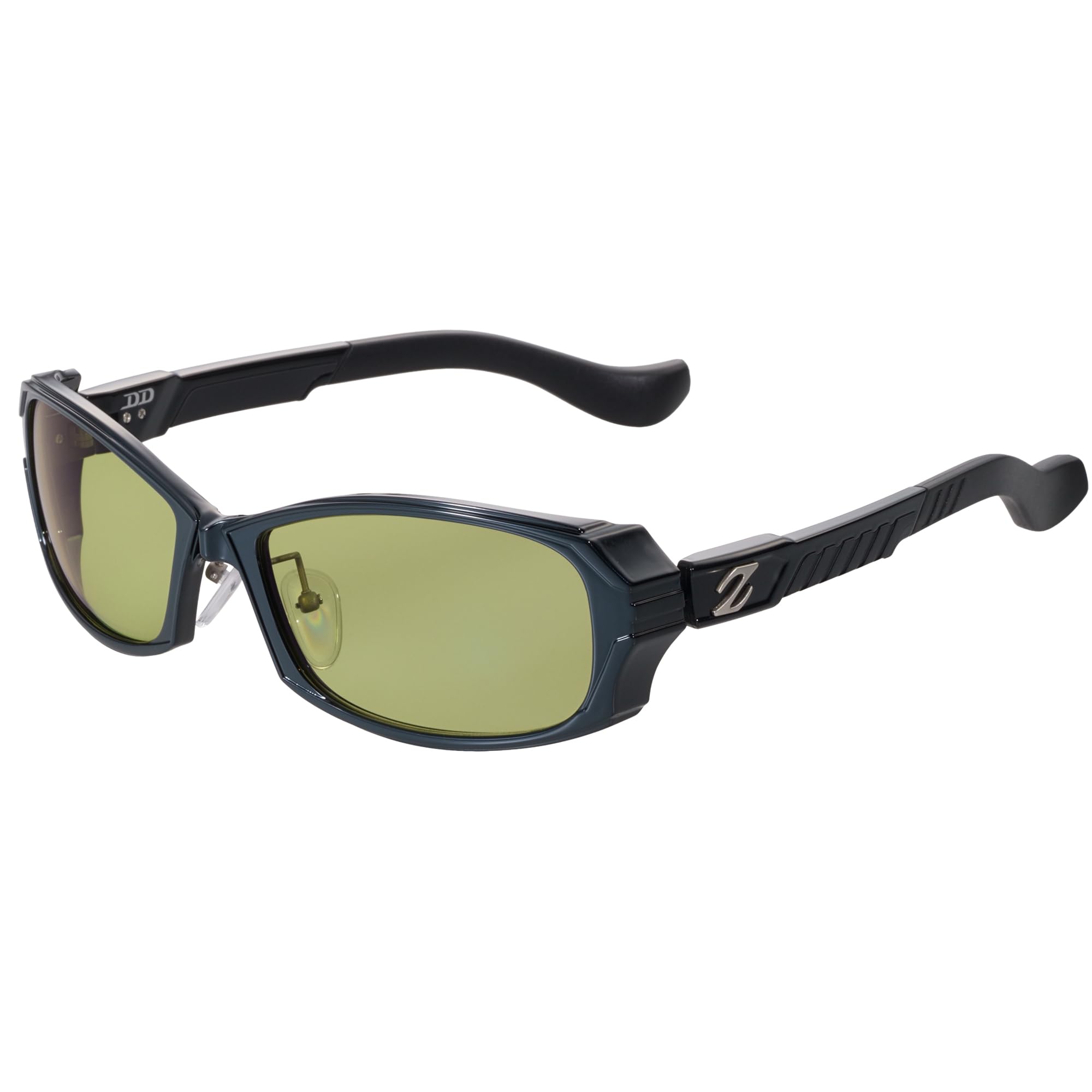 Zeque Polarized Sunglasses DD Diamond Black EASE GREEN [Zeque] (DD) F-2168