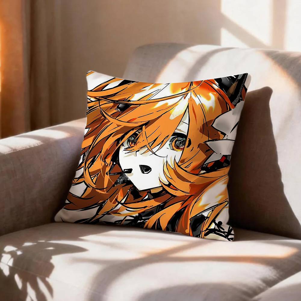VN DDDLC Girl YYuri   Pillow Case Pattern Printed Pillowcase For Living Room Sofa Cushion Cover