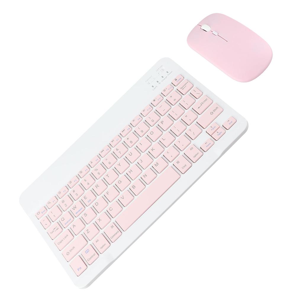 Combo Tastatură și Mouse Wireless Bluetooth Set Tastatură și Mouse Portabil Asortat Tastatură și