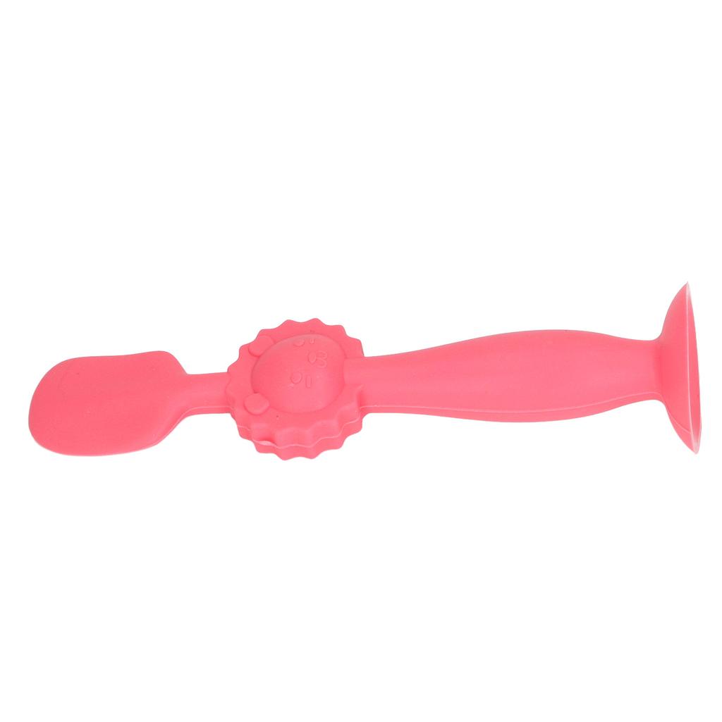 Baby Butt Cream Applicator Soft Silicone Skin Friendly Suction Base Diaper Cream Spatula Red