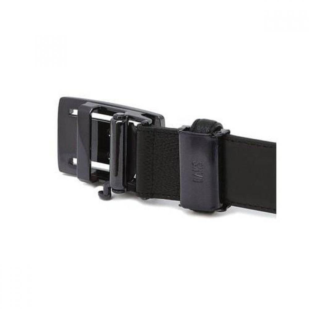 Daks Black Check Pattern Leather Automatic Belt Dbbe6e088bk