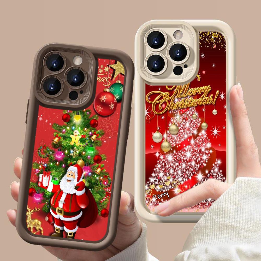 N113 Веселый рождественский дизайн Мягкие чехлы для телефонов Angel Eyes для Xiaomi 11 — фото 3