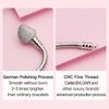 Silver Plated Fashion Women Bracelets Heart Clasp Snake Chain Basic Charms Bead Making Bracelet Diy Jewelry Gift