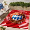 Bayern Munich Design Area Rug - Non-Slip, Soft & Cozy Floor Mat for Living Room, Bedroom, Office - Indoor/Outdoor Decorative Carpet