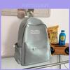Minimalist Korean Style Nylon Backpack For Women And Men With Air Cushion Straps For School And Travel