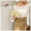 Women's Straw Beach Bag - Versatile Crossbody and Handheld Woven Bag