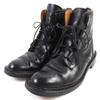 Great Tricker's Boots Lace-up Leather Country Boots Ghillie Black Leather Mens 8.5 M6253 Used