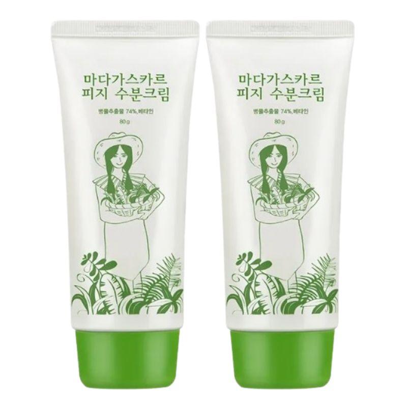 SIDMOOL Madagascar Sebum Moisture Cream 80g Centella Leaf Water 74% Silica Madecassoside Lightweight Gel Cream for Oily Skin