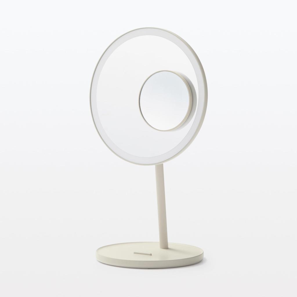 MUJI Kabelloser LED-Lichtspiegel mit 5-facher Vergrößerung LA1TIA4A MJ-LMR1