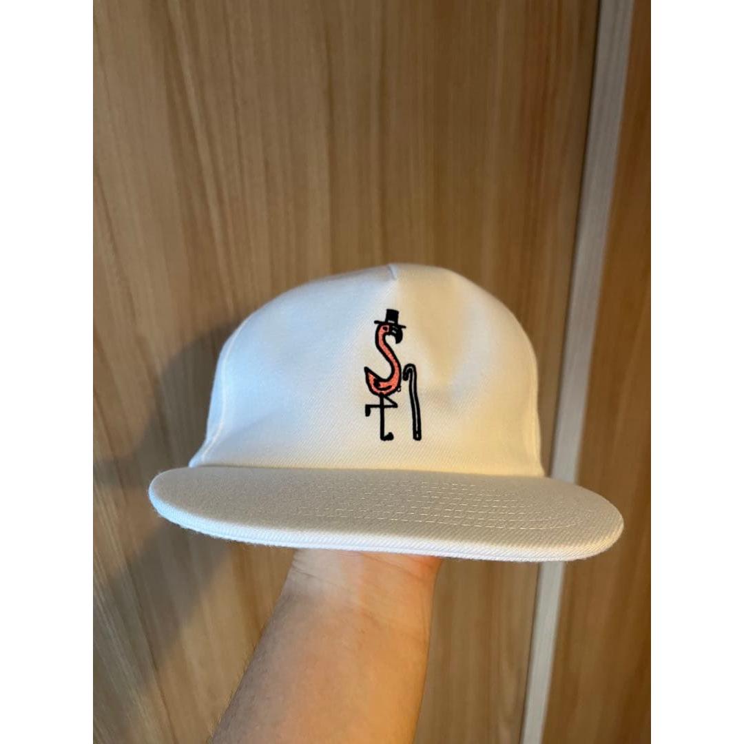 Used Stussy flamingo 5 panel cap snapback