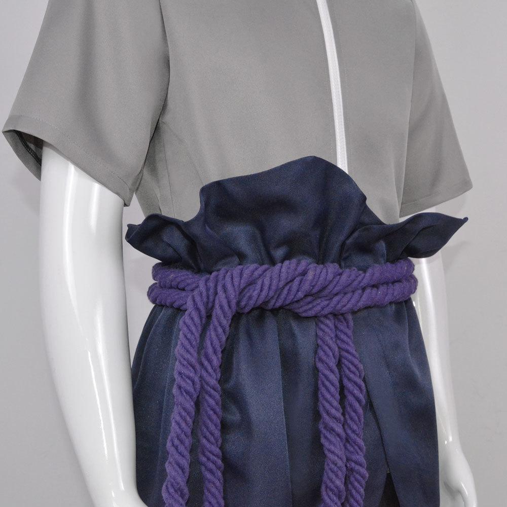 Costume Cosplay Ninja Uchiha Sasuke Anime Gioco di Ruolo Outfit per Performance di Halloween