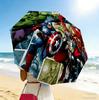 Avengers Teamup 8 Ribs 3Fold Black Glue Uv Protection Umbrella Sun Protection Rainproof Compact Folding Umbrella For Travel Daily Use C923225