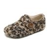 Winter Fur Shoes Women Loafers Warm Plush Flat Non-slip Fashion Brand Ladies Shoes Soft Plus Size 42